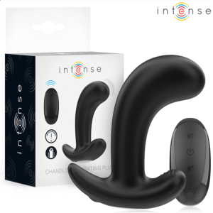 INTENSE – CHANDLER ANAL PLUG 10 VIBRAÇÕES PRETO CONTROLE REMOTO