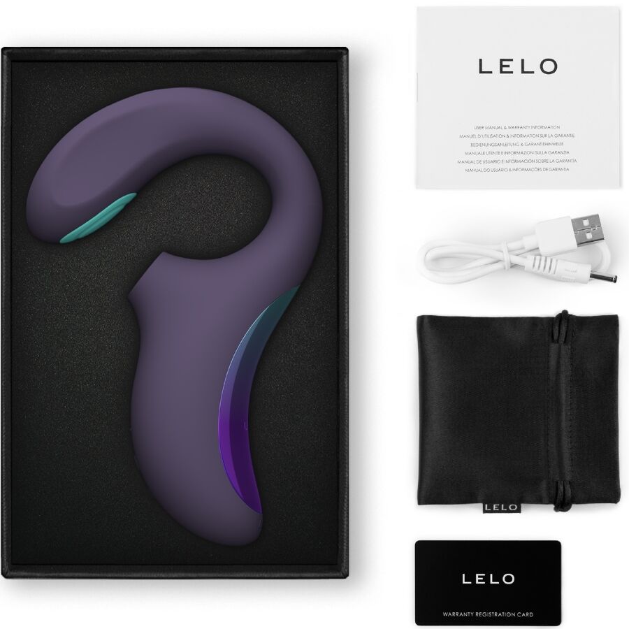 LELO - ENIGMA DUPLO VIBRADOR SÔNICO POINT G CYBER ROXO - Image 3