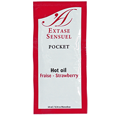 EXTASE SENSUAL – ÓLEO ESTIMULANTE DE MORANGO 10 ML