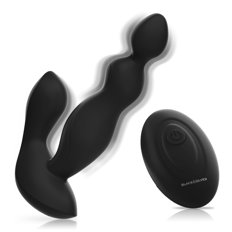 BLACK&SILVER - CONTROLE REMOTO DE SILICONE CORA PLUG ANAL - Image 3