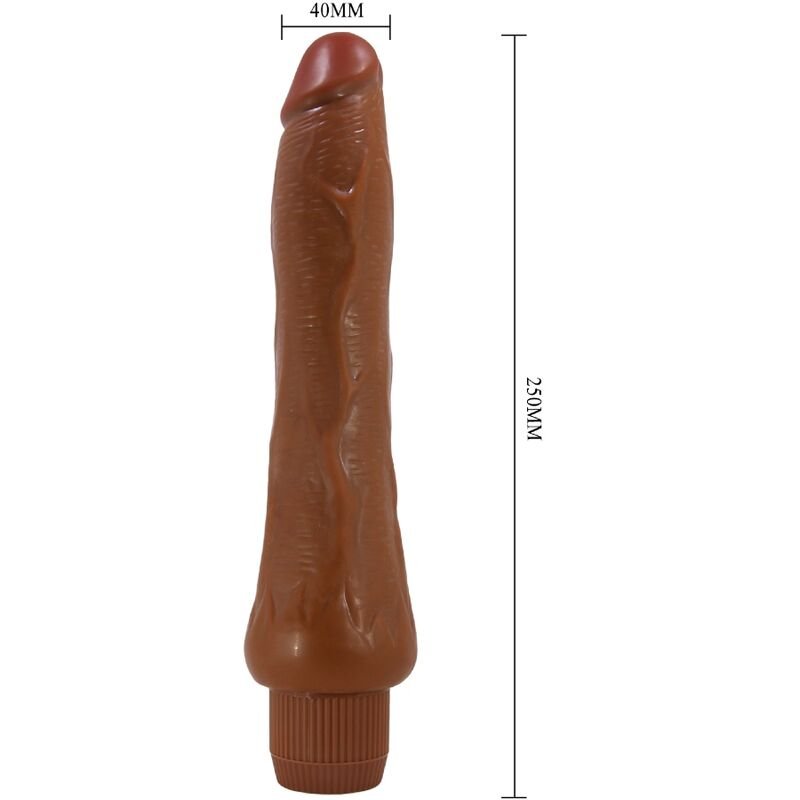 BAILE - VIBRADOR REALISTA DRYAD 25 CM MULATO - Image 4