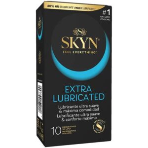 SKYN – PRESERVATIVO EXTRA LUBRIFICADO 10 UNIDADES