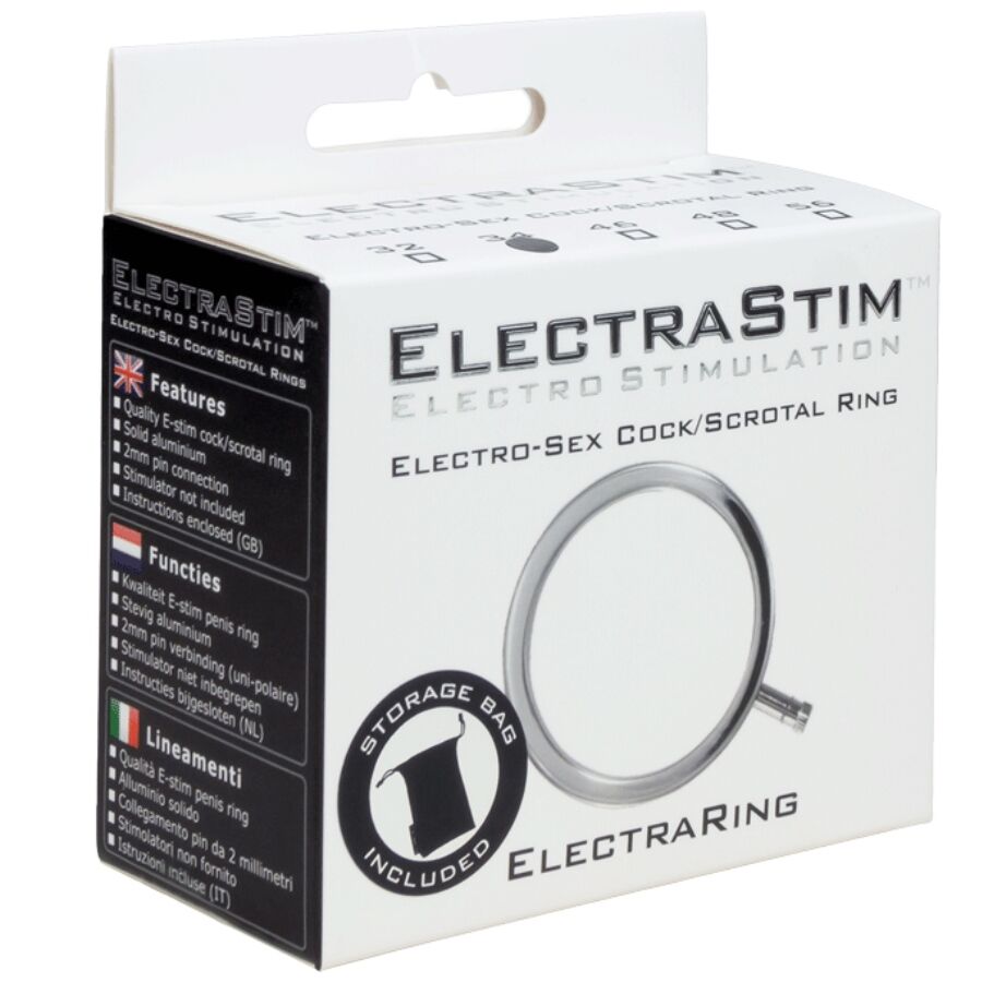 ELECTRASTIM - ANEL DE PÊNIS DE METAL ELECTRARINGS 32 MM - Image 3