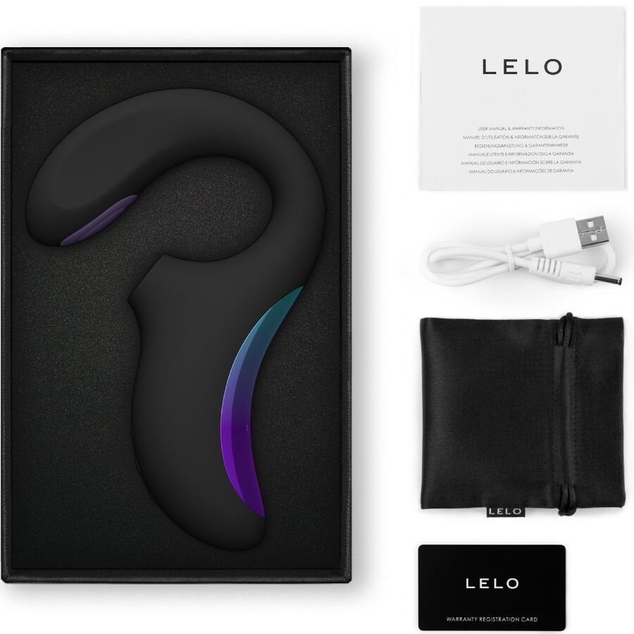 LELO - ENIGMA DUPLO VIBRADOR SÔNICO PONTO G PRETO - Image 3
