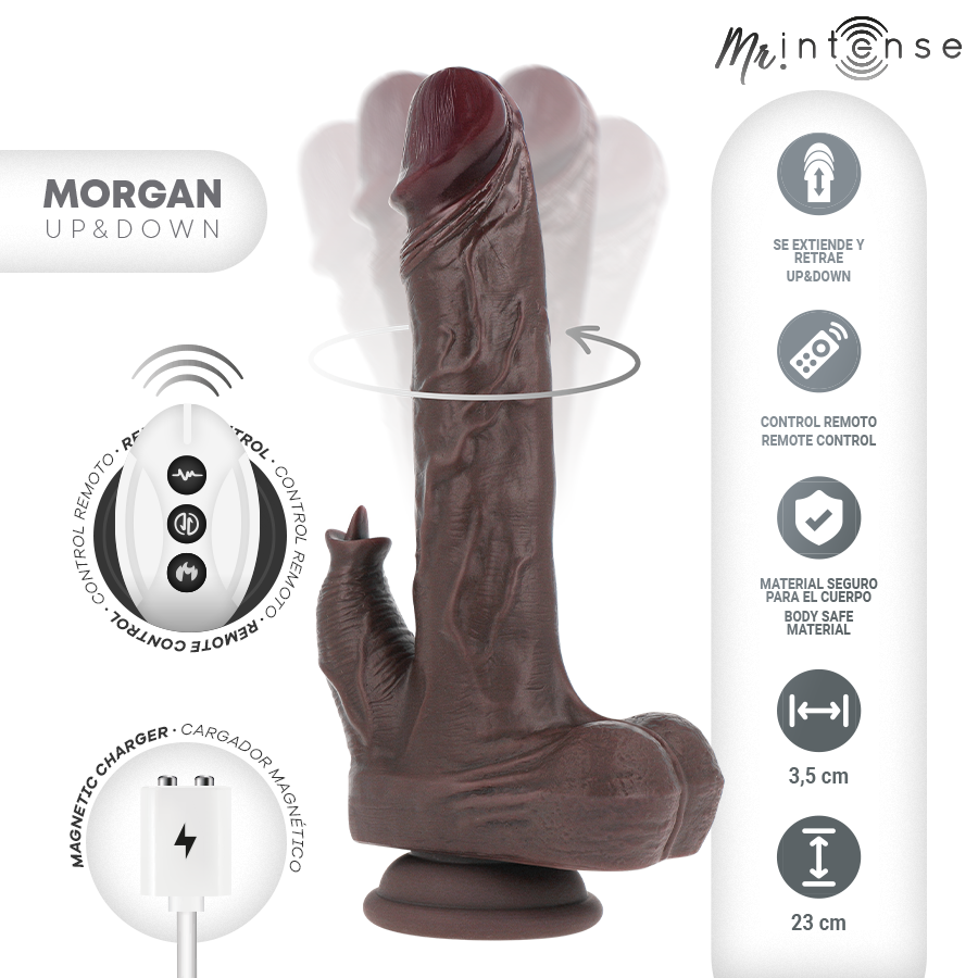 MR INTENSE - MORGAN PÊNIS REALISTA COM CONTROLE REMOTO 23 CM -O- 3,5 CM - Image 3