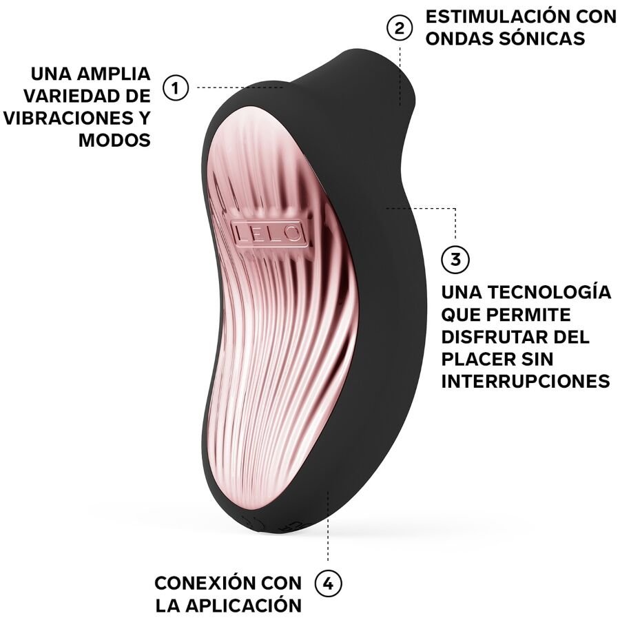 LELO - SONA 3 CRUISE MASSAGEADOR CLITÓRICO SÔNICO PRETO - Image 3