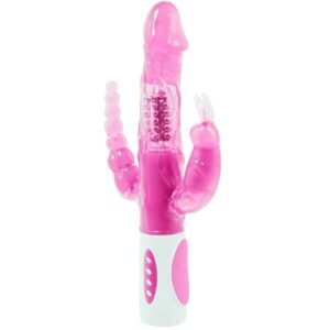 BAILE – PRETTY BUNNY TRIPLO VIBRADOR ROTADOR