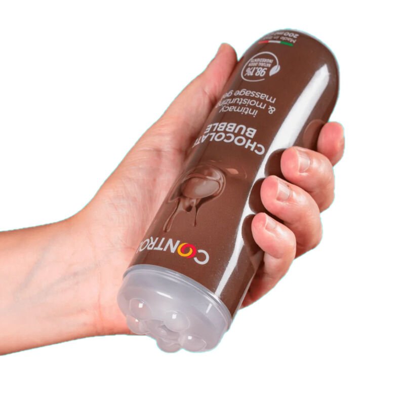 CONTROL - GEL DE MASSAGEM 3 EM 1 BOLHA DE CHOCOLATE 200 ML - Image 3