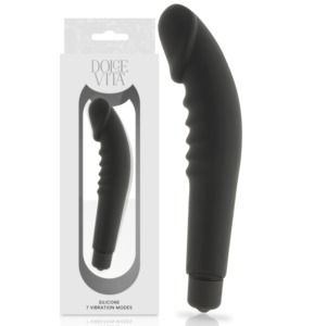 DOLCE VITA – REALISTIC PLEASURE BLACK SILICONE