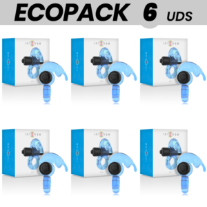 ECOPACK 6 UNIDADES – INTENSE ANEL VIBRADOR – FRY AZUL