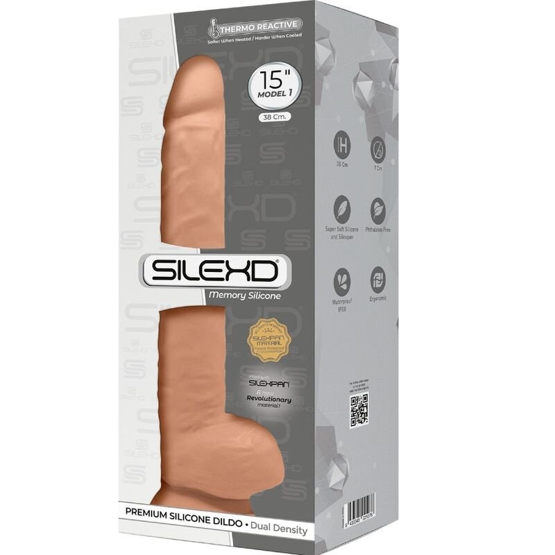 SILEXD - MODELO 1 PÊNIS REALÍSTICO PREMIUM SILEXPAN SILICONE 38 CM - Image 3