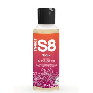 STIMUL8 – S8 RELAX ÓLEO DE MASSAGEM ERÓTICA CHÁ VERDE 50 ML