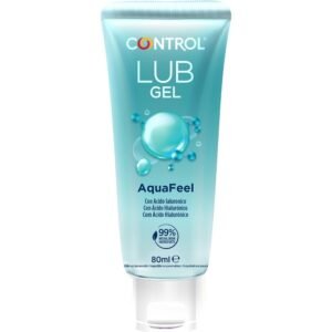 CONTROL – LUBRIFICANTE AQUAFEEL COM ÁCIDO HIALURÔNICO 80 ML