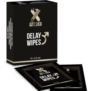 X POWER – DELAY WIPES 6 UNIDADES