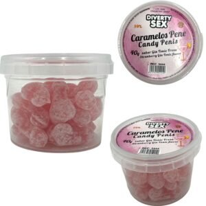 DIABLO PICANTE – 20 BALAS PARA PÊNIS COM SABOR DE GIN & TÔNICA