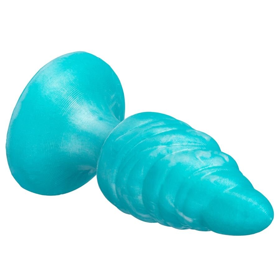 SILEXD - MELTY PLUG ANAL DE DERRETIMENTO FANTASY DE SILICONE LÍQUIDO TERMOREATIVO AZUL CELESTIAL 9,2 CM - Image 4
