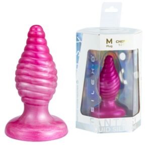 SILEXD – CHERRY PLUG ANAL FANTASY DE SILICONE LÍQUIDO TERMOREATIVO ROSA 9,2 CM