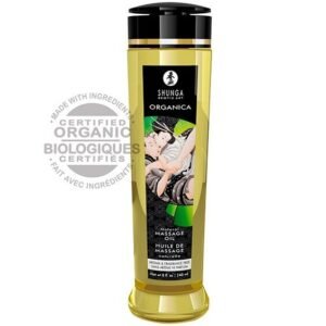SHUNGA – ÓLEO DE MASSAGEM ORGÂNICO NATURAL 240 ML