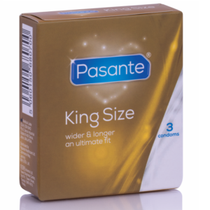 PASANTE – PRESERVATIVOS KING SIZE 3 UNIDADES