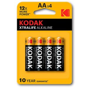 KODAK – BATERIA ALCALINA XTRALIFE AA LR6 * 4