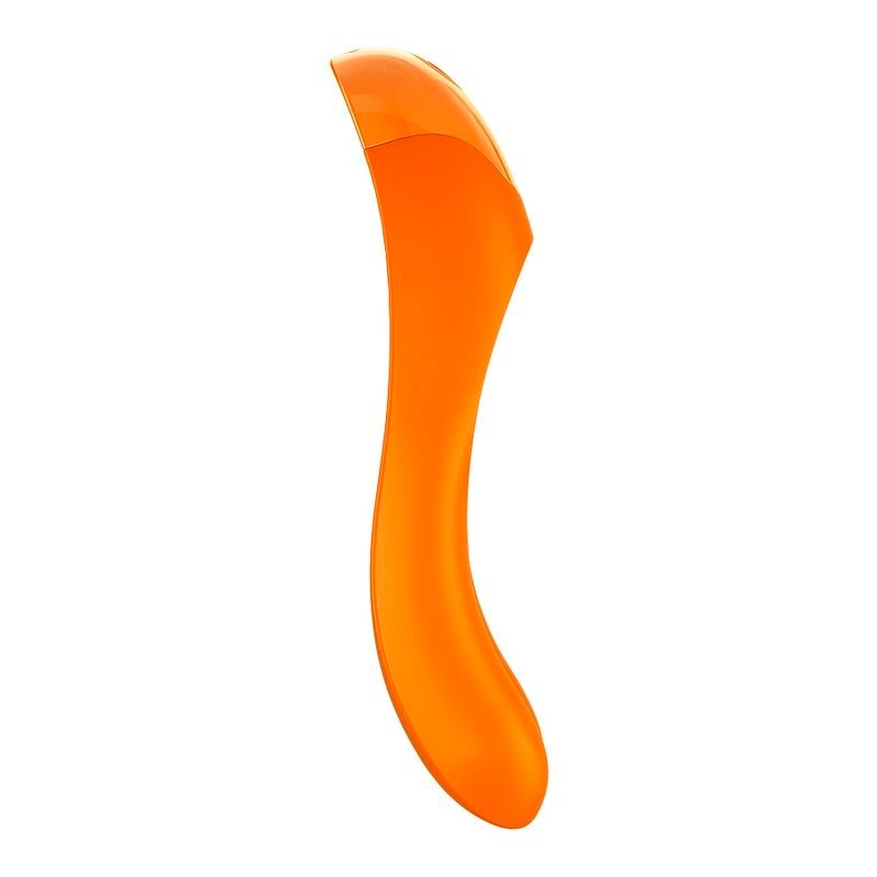 SATISFYER - VIBRADOR DE DEDO CANDY CANE LARANJA - Image 3