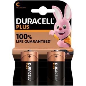 DURACELL – BATERIA PLUS POWER ALCALINA C LR14 2 UNIDADES