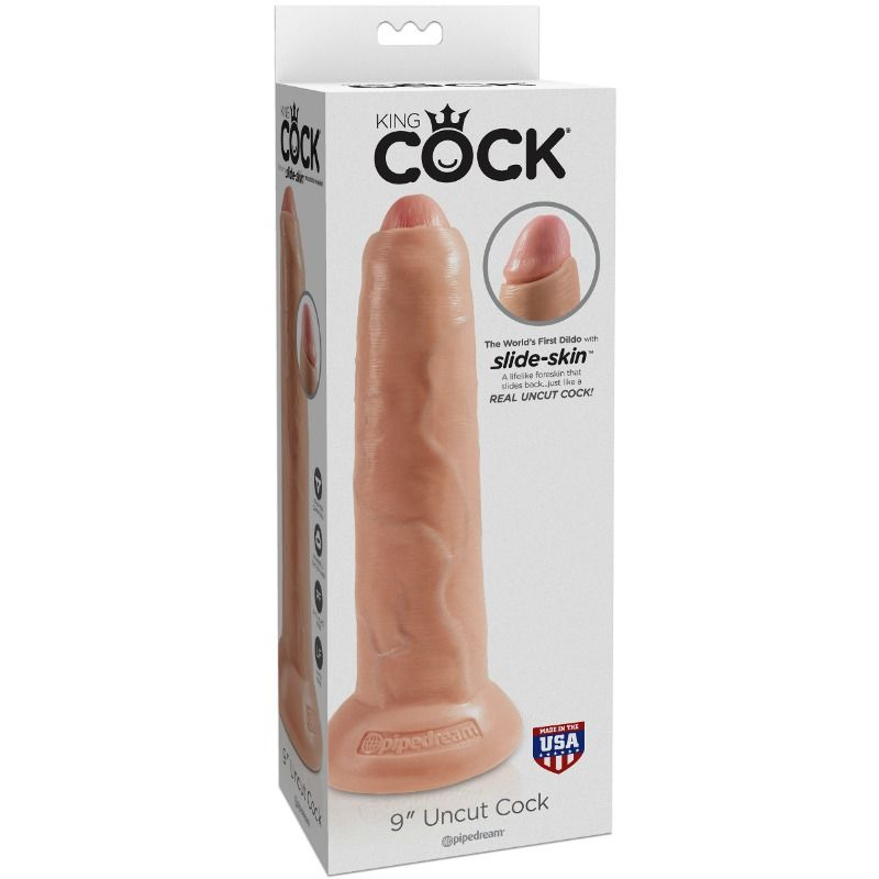 KING COCK - DILDO REALÍSTICO CARNE SEM CORTES 23 CM - Image 5