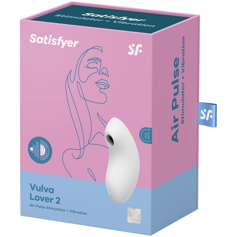 SATISFYER - ESTIMULADOR E VIBRADOR DE PULSO DE AR VULVA LOVER 2 BRANCO - Image 4