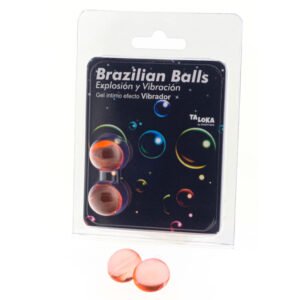 TALOKA – 2 BOLAS BRASILEIRAS EFEITO VIBRATÓRIO GEL EMOCIONANTE