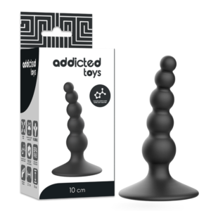 ADDICTED TOYS – PLUG SEXUAL ANAL 10 CM PRETO