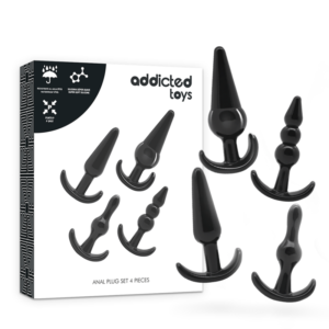 ADDICTED TOYS – CONJUNTO 4 PLUGS ANAIS
