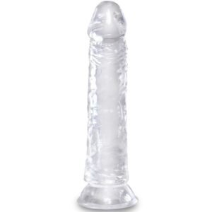 KING COCK – PÊNIS REALISTA CLARO 19.7 CM TRANSPARENTE