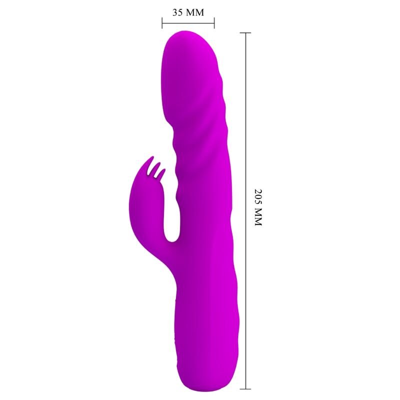 PRETTY LOVE - VIBRADOR DE COELHO RECARREGVEL MELANIE ROXO - Image 5