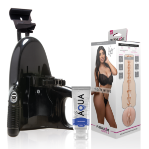 FLESHLIGHT – VIOLET MYERS WAIFU + LANÇAMENTO UNIVERSAL + LUBRIFICANTE AQUA QUALITY 50 ML