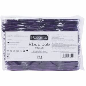 PASANTE – PRESERVATIVOS RIBS & DOTS INTENSITY 144 UNIDADES