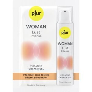 PJUR – GEL VIBRATÓRIO INTENSO WOMAN LUST DOSE ÚNICA PARA ORGASMO 1,5 ML