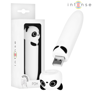 INTENSO – POH PANDA VIBRATING BULLET USB RECARREGÁVEL 10 X 2,2 CM