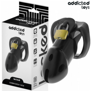 ADDICTED TOYS LOCKED – GAIOLA DE PÊNIS DEN INQUEBRÁVEL 9,8 CM