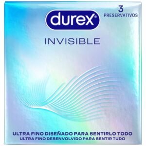 DUREX – PRESERVATIVOS ULTRA FINOS INVISÍVEIS 3 UNIDADES