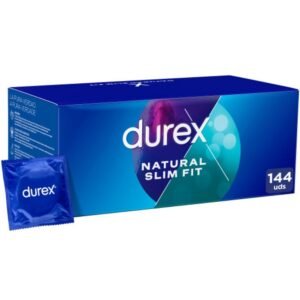 DUREX – NATURAL SLIM FIT BÁSICO 144 UNIDADES