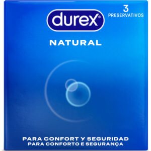 DUREX – PRESERVATIVOS NATURAIS 3 UNIDADES