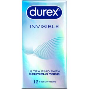 DUREX – PRESERVATIVOS ULTRA FINOS INVISÍVEIS 12 UNIDADES