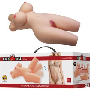 CRAZY BULL – TIFFANY TORSO FEMININO REALISTA VAGINA E ANAL 5,5 KG