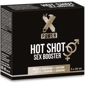X POWER – HOT SHOT SEX BOOSTER AUMENTA LIBIDO 3 X 20 ML