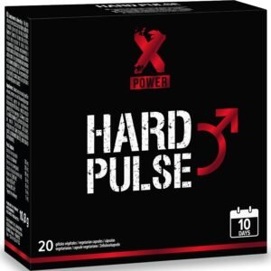 XPOWER – TRATAMENTO EXPRESSO HARD PULSE: EREÇÃO E RESISTÊNCIA POR 10 DIAS – 20 CÁPSULAS