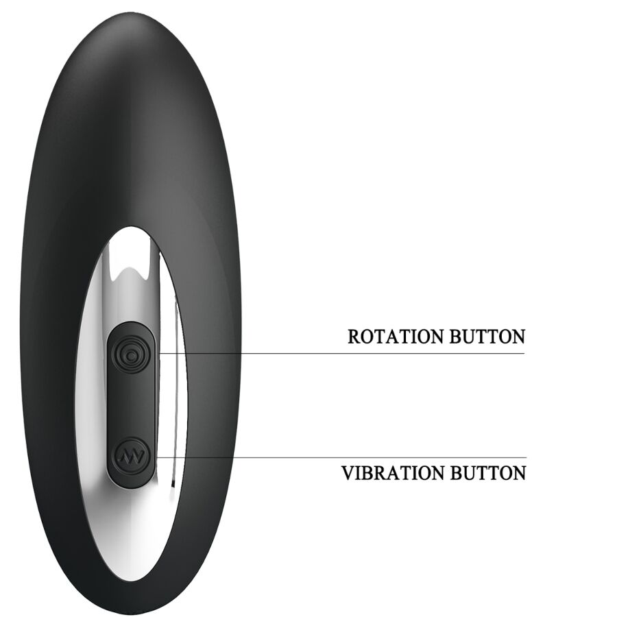 MR PLAY - MASSAGEADOR DE PRÓSTATA COM ROTAÇÃO E VIBRAÇÃO - Image 4