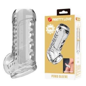 PRETTY LOVE – CAPA PENIANA TRANSPARENTE TEXTURIZADA
