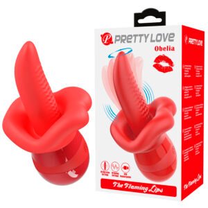 PRETTY LOVE – OBELIA VIBRADOR DE LÍNGUA COM MOVIMENTO ORBITAL