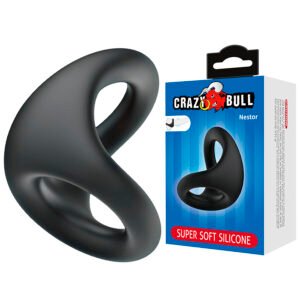 CRAZY BULL – NESTOR ANEL ERGONÔMICO PARA PÊNIS E TESTÍCULOS