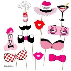 DIABLO PICANTE – CONJUNTO PHOTOCALL PARTY MODELO 1 – 12 UNIDADES